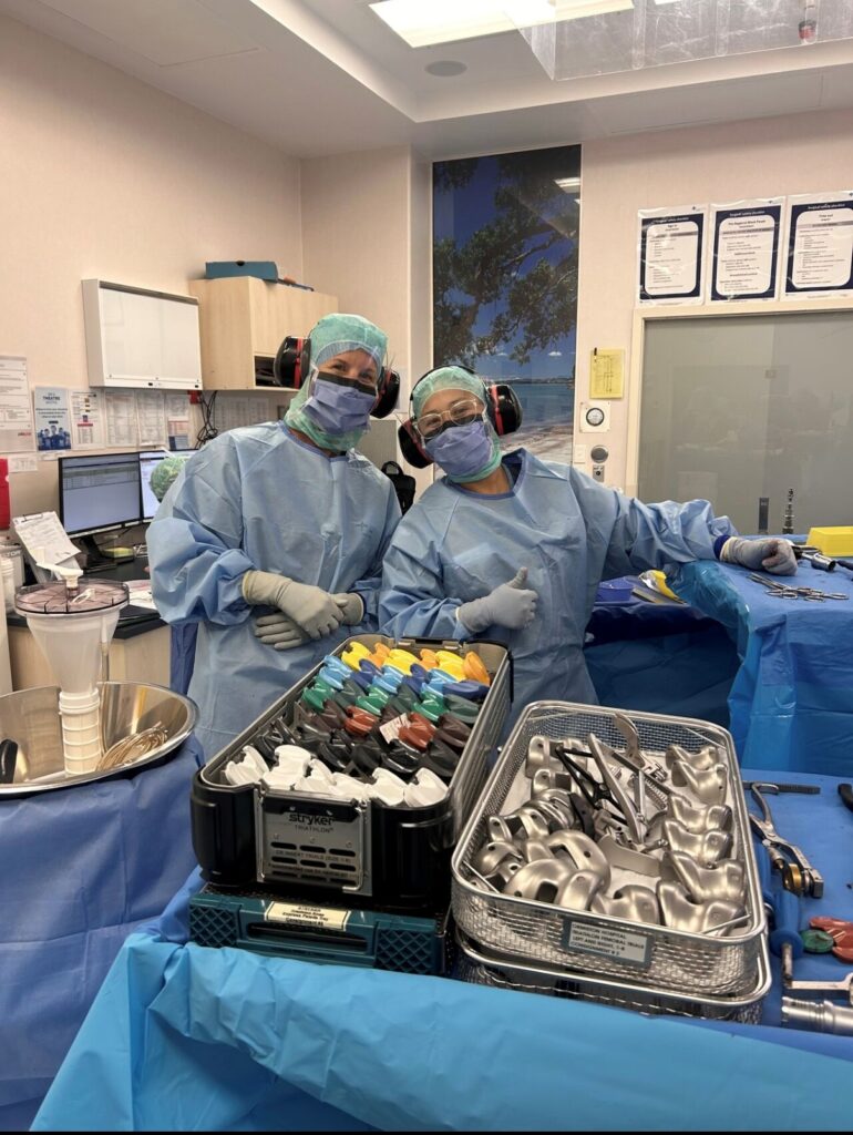 Getting ready for knee replacement surgery with the Mako robot