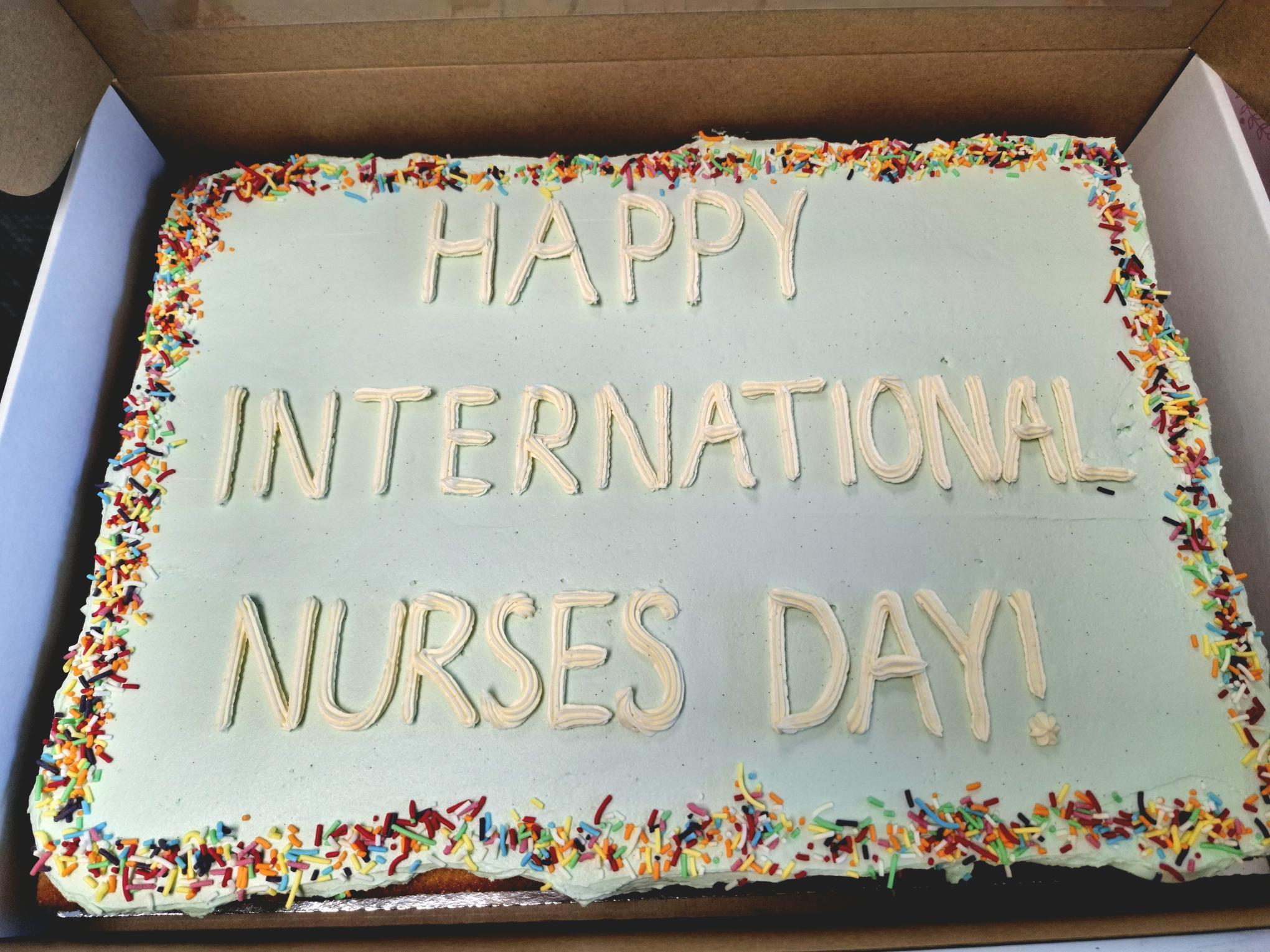 Happy International Nurses Day Cake