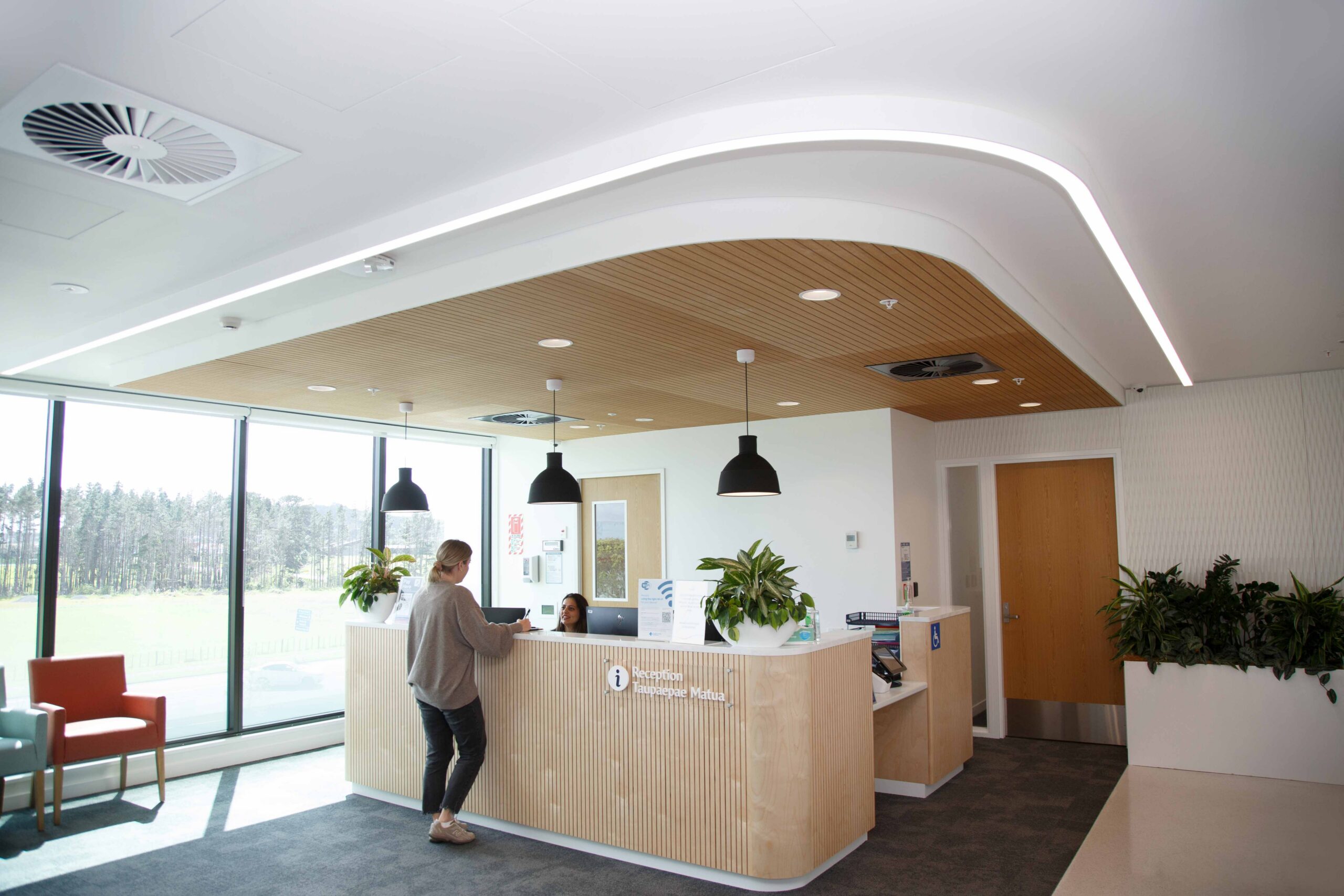 Endoscopy reception at Ormiston Hospital